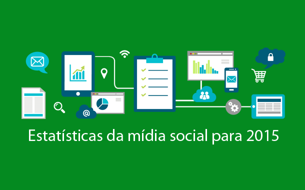 Principais dados da mídia social para 2015