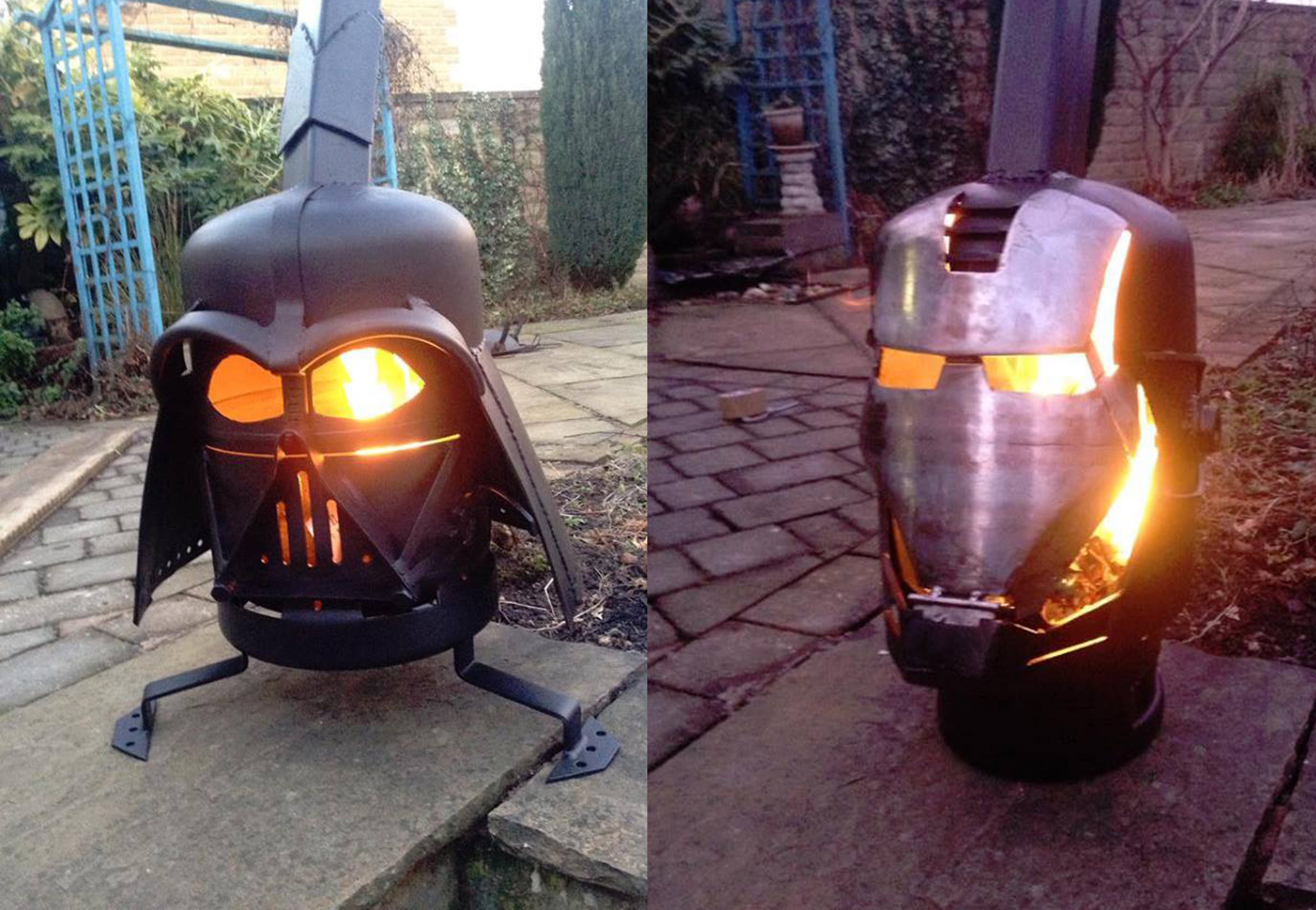 Artista cria churrasqueiras inspiradas na cultura pop